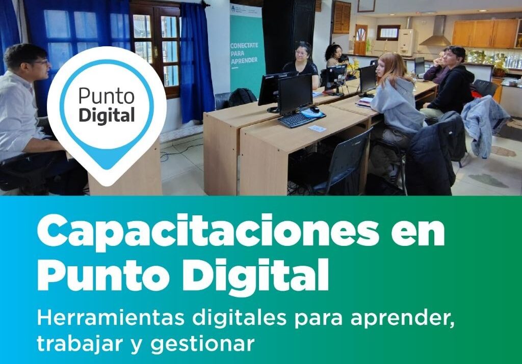 LA MUNICIPALIDAD DE USHUAIA ABRE LAS INSCRIPCIONES A LAS CAPACITACIONES DE PUNTO DIGITAL