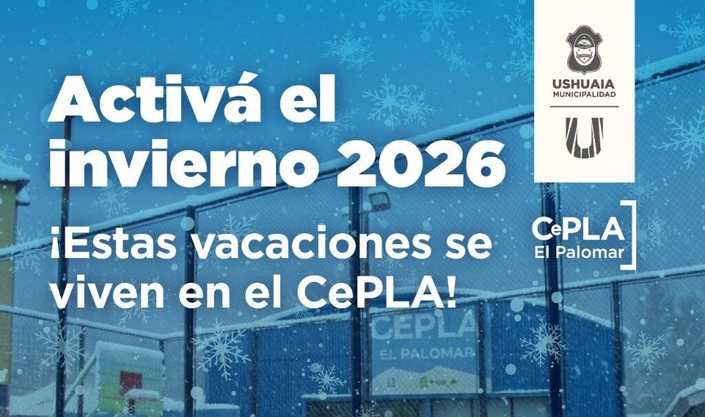 LA MUNICIPALIDAD INVITA A PARTICIPAR DE «ACTIVA INVIERNO 2026» EN EL CEPLA EL PALOMAR