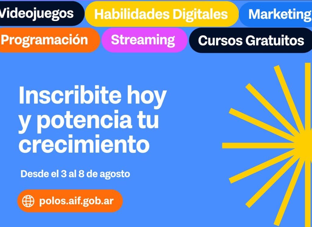 SE ABREN LAS INSCRIPCIONES PARA EL SEGUNDO CUATRIMESTRE EN LOS POLOS CREATIVOS