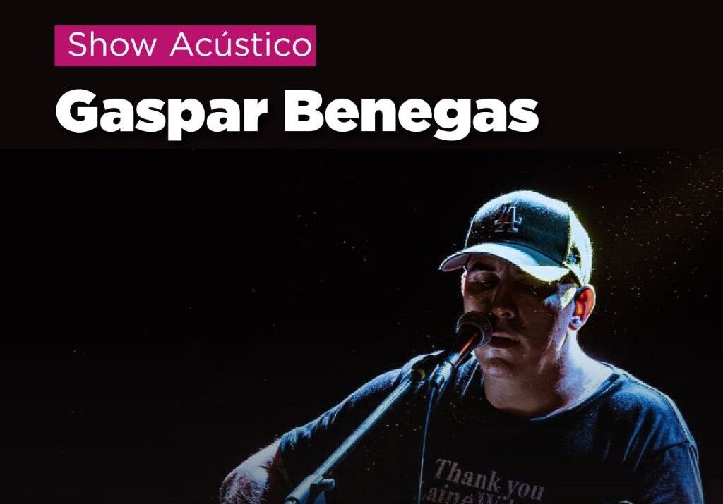 GASPAR BENEGAS PRESENTARÁ ESTE DOMINGO UN SHOW ACÚSTICO EN EL MEDIO CAÑO