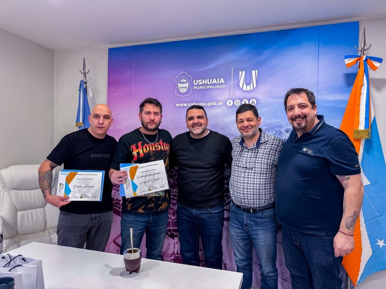 VUOTO RECIBIÓ A GASPAR BENEGAS Y MATÍAS MERA Y DESTACÓ EL ACCESO A LA CULTURA COMO UN DERECHO DE TODOS Y TODAS