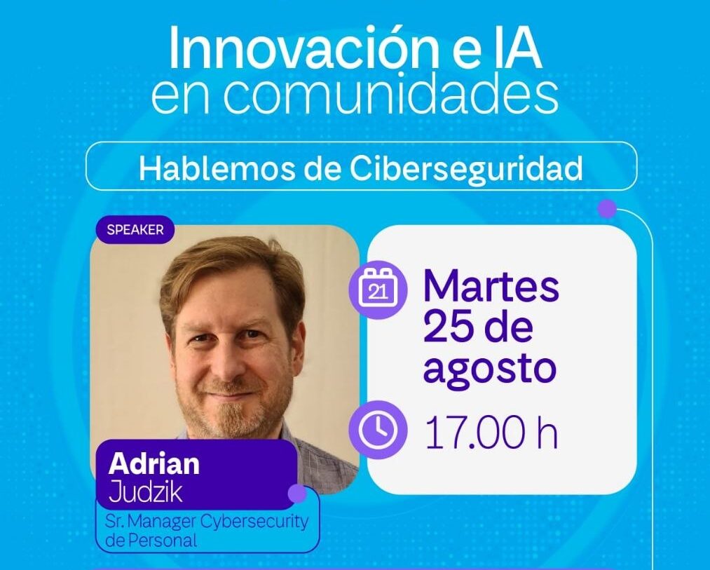 LA MUNICIPALIDAD DE USHUAIA INVITA A PARTICIPAR DE UNA CHARLA SOBRE INNOVACIÓN, INTELIGENCIA ARTIFICIAL Y CIBERSEGURIDAD