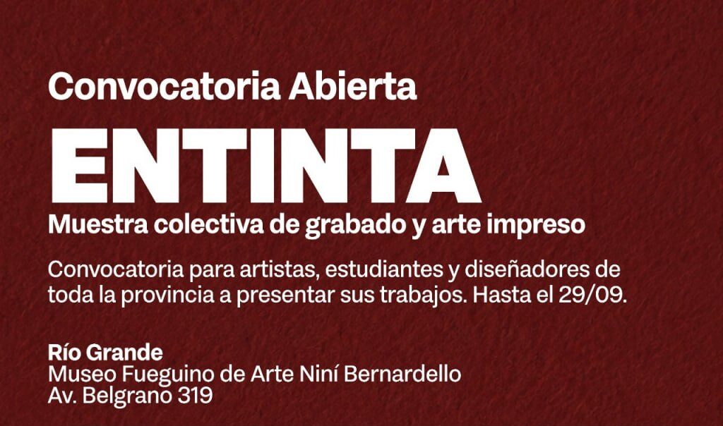 SE ABRE LA CONVOCATORIA PARA «ENTINTA», LA MUESTRA COLECTIVA DE GRABADO Y ARTE IMPRESO
