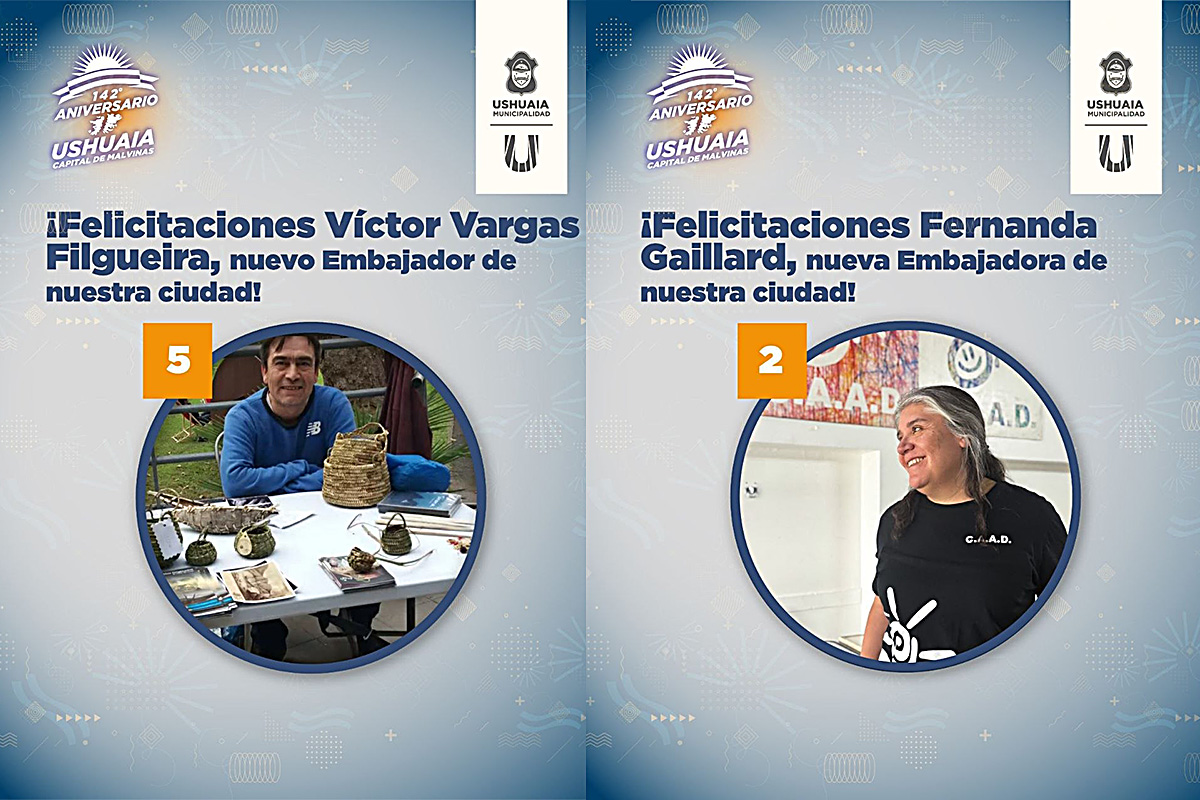 USHUAIA ELIGIÓ A SU NUEVO EMBAJADOR Y EMBAJADORA