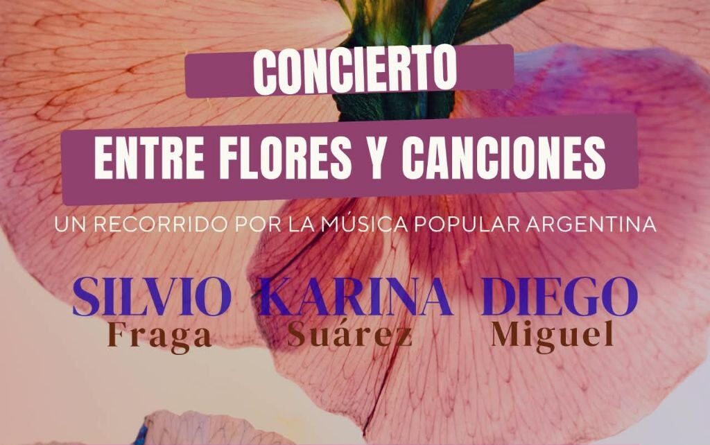 LA MUNICIPALIDAD DE USHUAIA ACOMPAÑARÁ EL CONCIERTO “ENTRE FLORES Y CANCIONES” EL JUEVES 15 EN LA CASA DE LA CULTURA