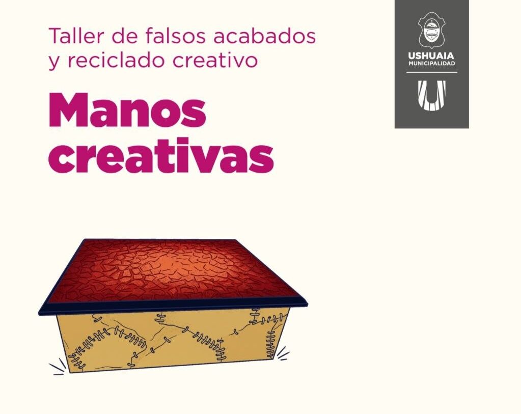MANOS CREATIVAS, LA MUNICIPALIDAD INVITA A PARTICIPAR DE TALLERES DE PINTURA Y RECICLADO CREATIVO