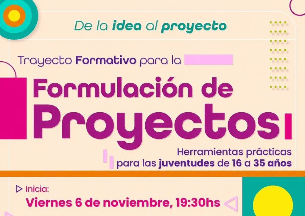 “DE LA IDEA AL PROYECTO”: EL MUNICIPIO DE TOLHUIN ABRE UNA PROPUESTA DE FORMACIÓN PARA JÓVENES DE 16 A 35 AÑOS